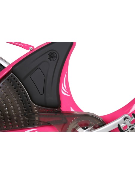 batterie fiable samsung pour ce vélo électrique rose e-wave d'easy-watts