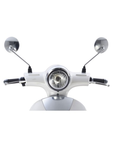 feu avant e-swan scooter électrique style rétro