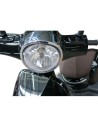 Feu avant du scooter électrique e-swan noir look rétro