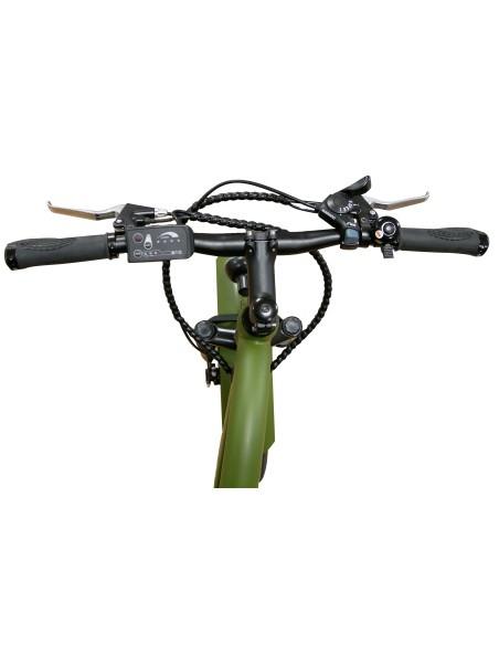 vélo fatbike electrique 3 vitesses avec dérailleur SHIMANO