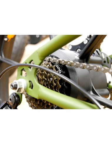VTT fatbike électrique dérailleur SHIMANO easy-watts