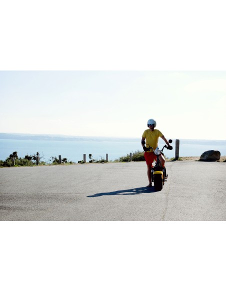 Scoot électrique e-djam jaune 45 km/h easy watts