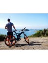 VTT électrique batterie lithium orange