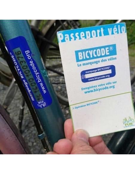 Marquage vélo Bicycode  - 1