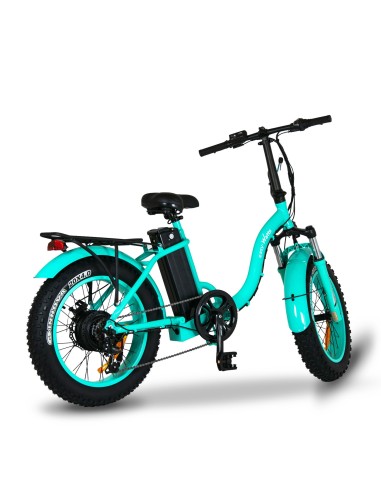 Le nouveau fatbike électrique bleu de chez easy-watts