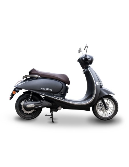 scooter electrique 125 e-presto max noir mat profil droit