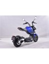 e-miku max 50 cc, la moto électrique bleue offrant une autonomie de 50 km