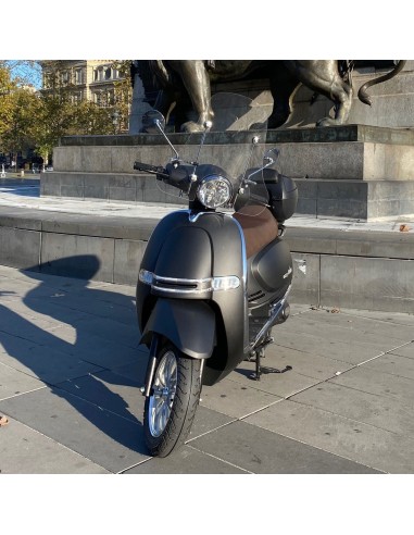scooter electrique 125 e-presto max noir mat paris 45 km/h top case