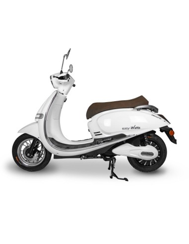 scooter electrique 50 e-presto blanc profil gauche 45 km/h