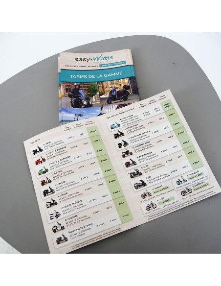 Dépliants de tarifs de la gamme easy-Watts  - 1